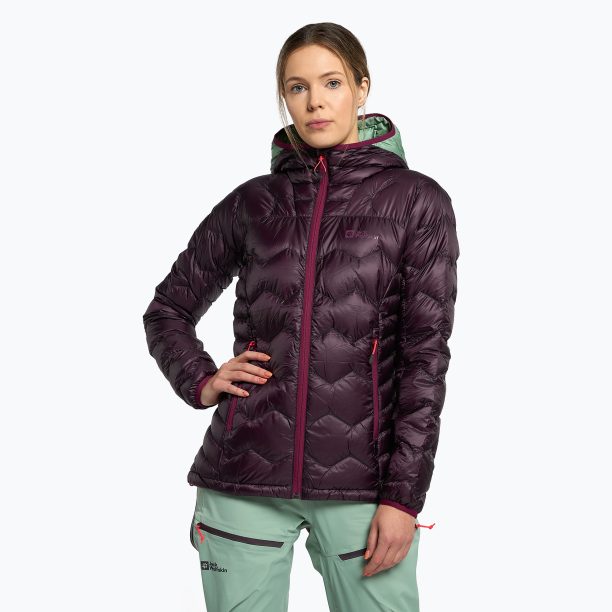 Jack Wolfskin дамско ски яке Alpspitze Down Hoody лилаво 1206791_2042