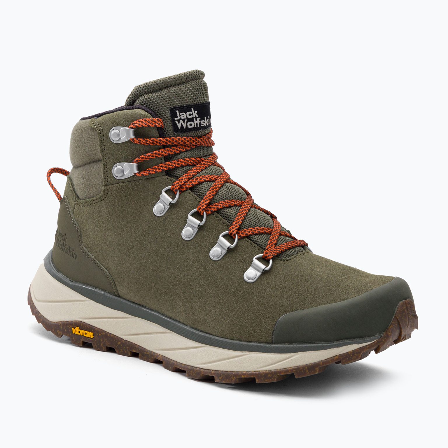 Jack Wolfskin мъжки ботуши за трекинг Terraventure Urban Mid зелени 4053561