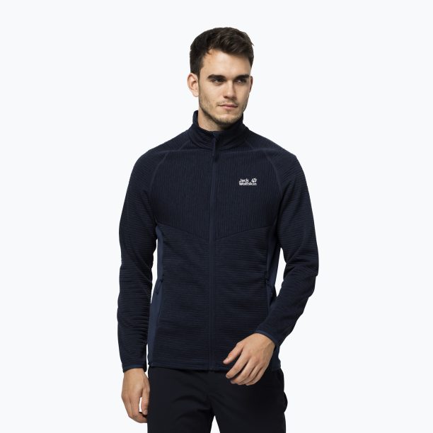 Jack Wolfskin мъжки суитшърт Active Tongari от полар тъмносин 1709472_1383