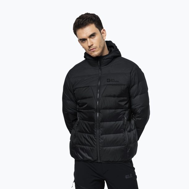 Jack Wolfskin мъжко пухено яке Dna Tundra Down Hoody black 1206612_6350_006