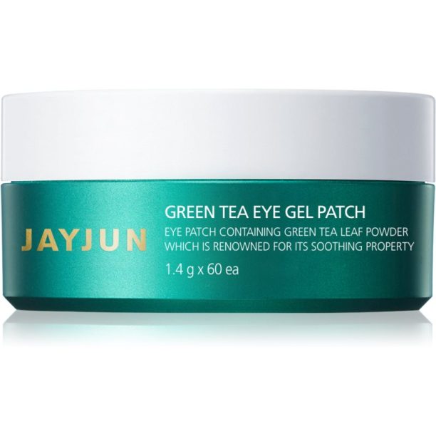 Jayjun Eye Gel Patch Green Tea хидрогелова маска за зоната около очите за освежаване и хидратация 60x1