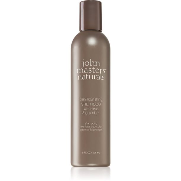 John Masters Organics Citrus & Geranium Daily Nourishing Shampoo подхранващ шампоан за ежедневна употреба 236 мл.