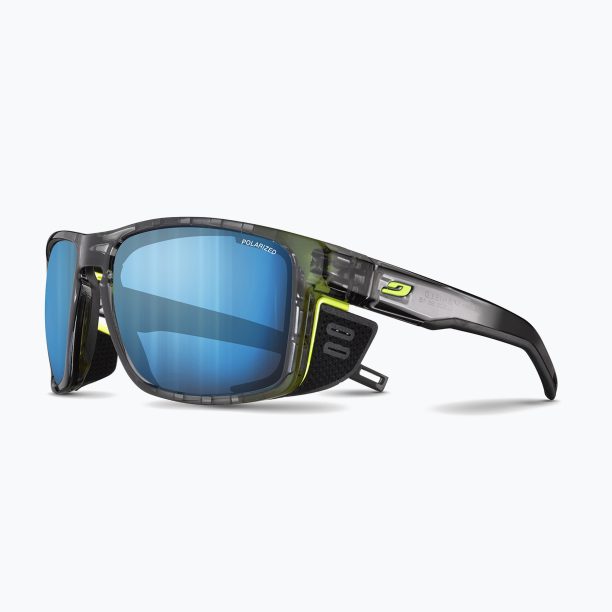 Julbo Shield M Polar 4 Hd черни/жълти флуоресцентни/капсулирани очила за колоездене Ocean Master