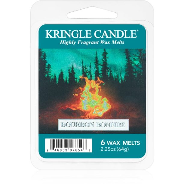 Kringle Candle Bourbon Bonfire восък за арома-лампа 64 гр.