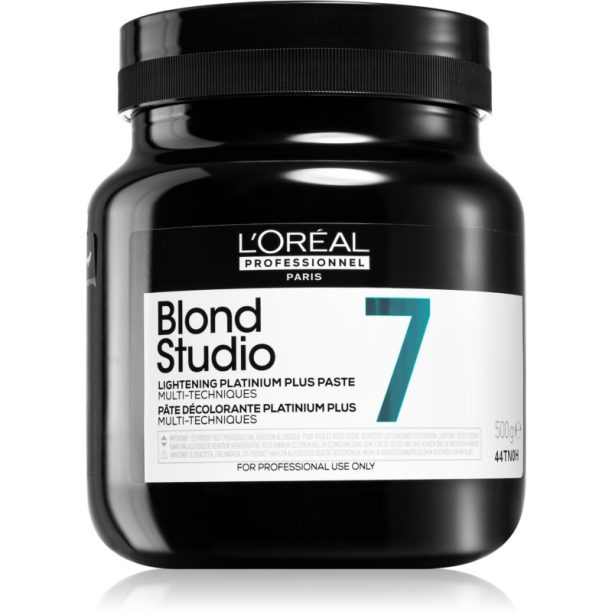 L’Oréal Professionnel Blond Studio Platinium Plus изсветляваща крем за естествена или боядисана коса 500 гр.