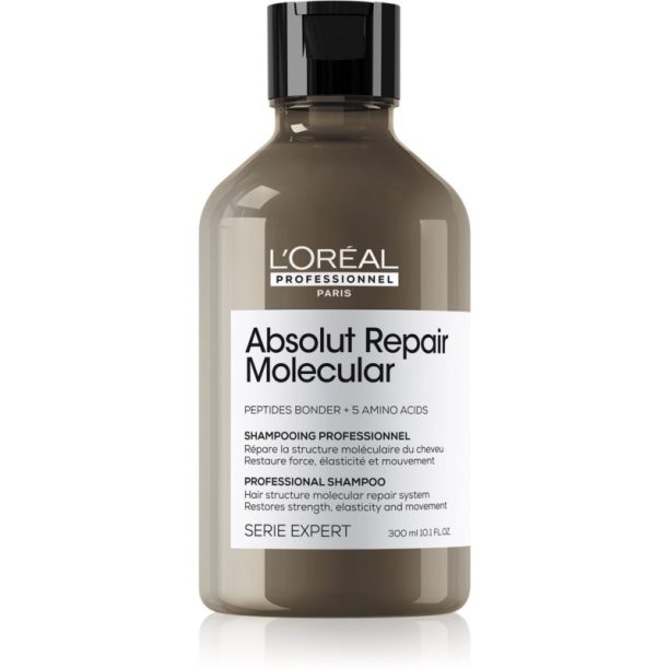 L’Oréal Professionnel Serie Expert Absolut Repair Molecular подсилващ шампоан за увредена коса 300 мл. на ниска цена