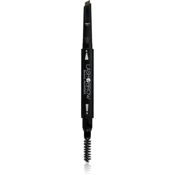 Lash Brow Brows Architect Pencil автоматичен молив за вежди с четка Deep Brown 1