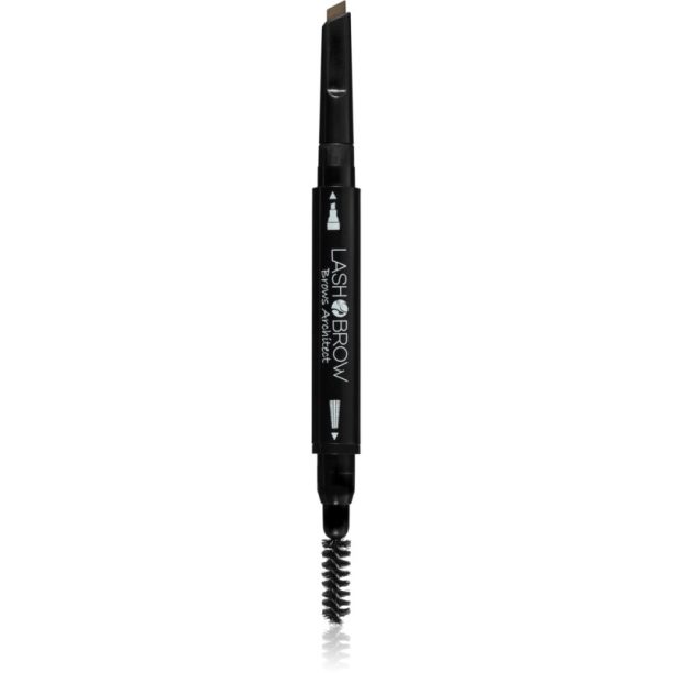 Lash Brow Brows Architect Pencil автоматичен молив за вежди с четка Soft Brown 1