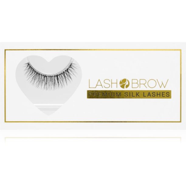 Lash Brow Premium Silk Lashes изкуствени мигли All Day Long 1 бр.