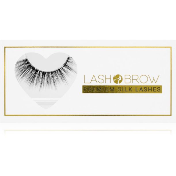 Lash Brow Premium Silk Lashes изкуствени мигли Insta Glam 1 бр.