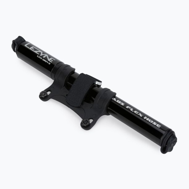 Lezyne GRIP DRIVE HV M ABS FLEX 90psi сребърна помпа за велосипед LZN-1-MP-GRIPHV-V1M06