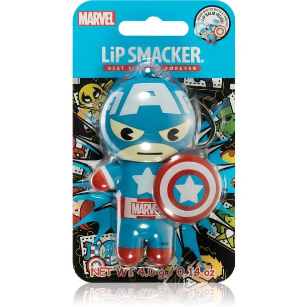 Lip Smacker Marvel Captain America балсам за устни вкус Red