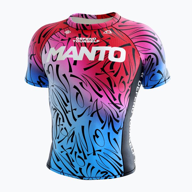 MANTO мъжки Rashguard Multi Gradient red MNR854_BLK_2S