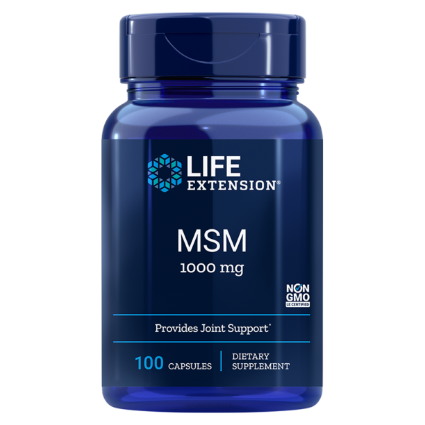 MSM / МСМ (МетилСулфонилМетан) 1000 mg х 100 капсули Life Extension на ниска цена