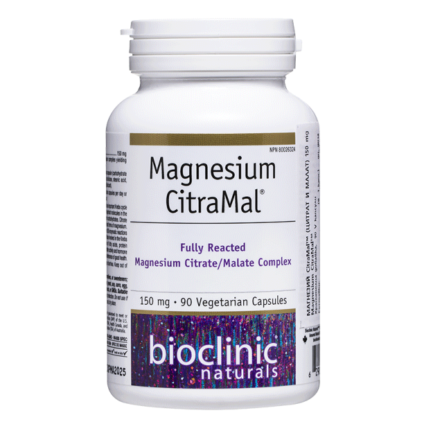 Magnesium CitraMal™/ Магнезий (цитрат и малат) 150 mg x 90 капсули Natural Factors на ниска цена