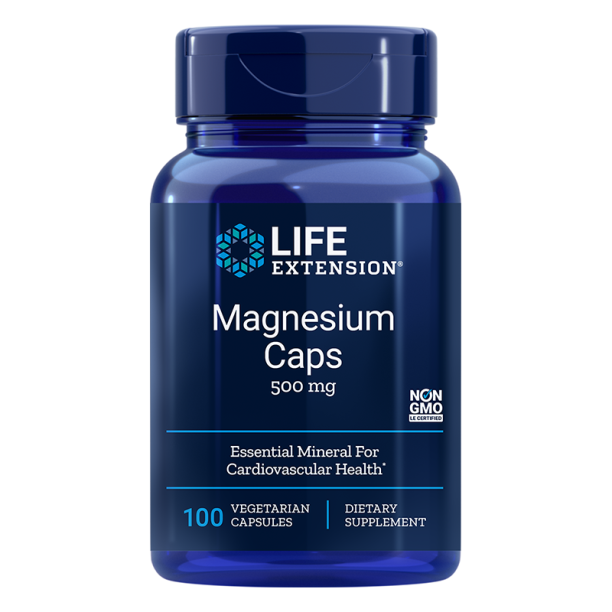 Magnesium/ Магнезий 500 mg х 100 капсули Life Extension на ниска цена