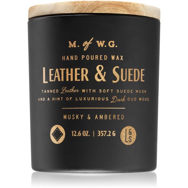 Makers of Wax Goods Leather & Suede ароматна свещ 357