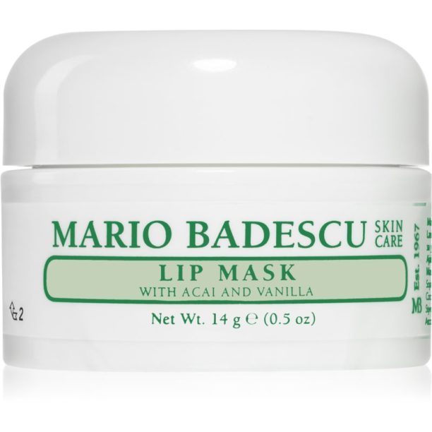 Mario Badescu Lip Mask with Acai and Vanilla нощна маска за устни 14 гр.