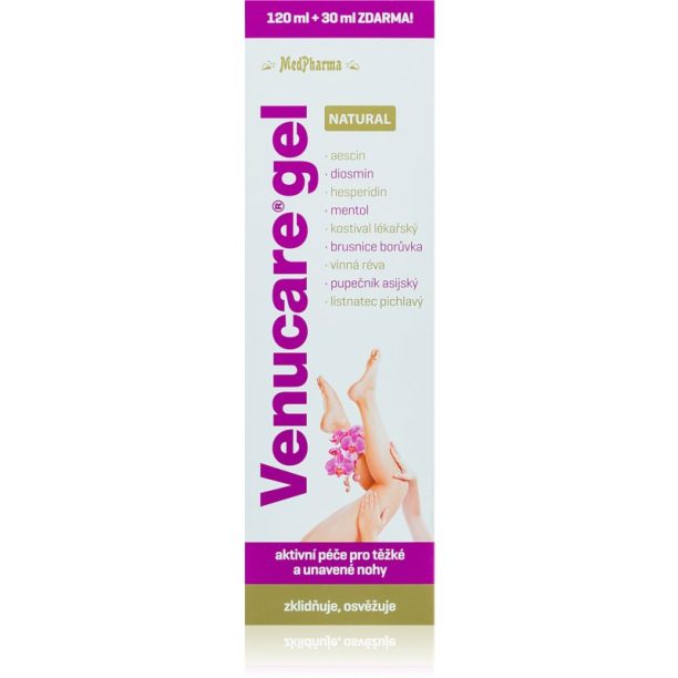 MedPharma Venucare gel natural гел за уморени крака 150 мл.