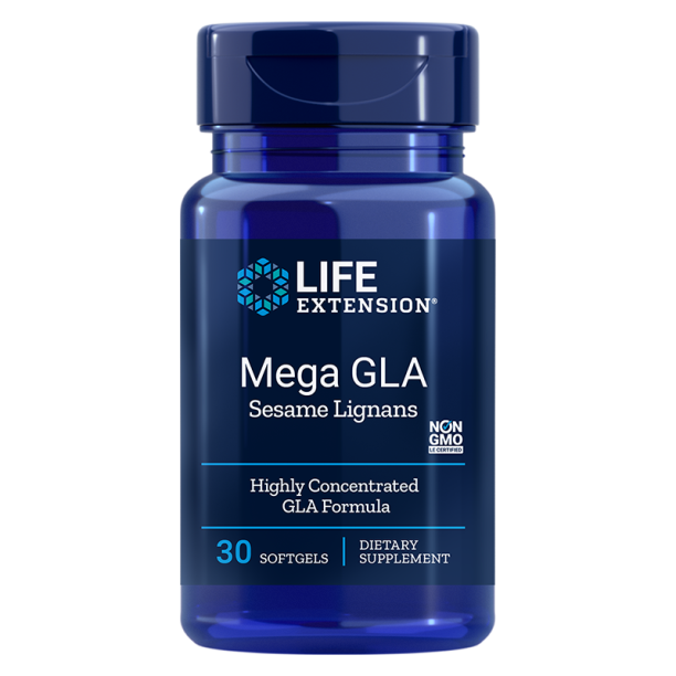 Mega GLA Sesame Lignans/ Гама-линоленова киселина + Линган х 30 капсули Life Extension на ниска цена