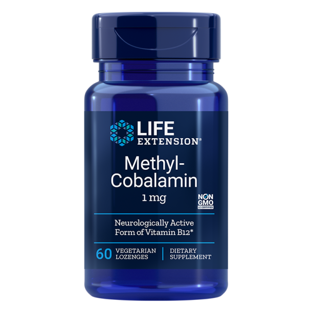 Methylcobalamin / Метилкобаламин 1000 mcg х 100 таблетки за смучене Life Extension на ниска цена