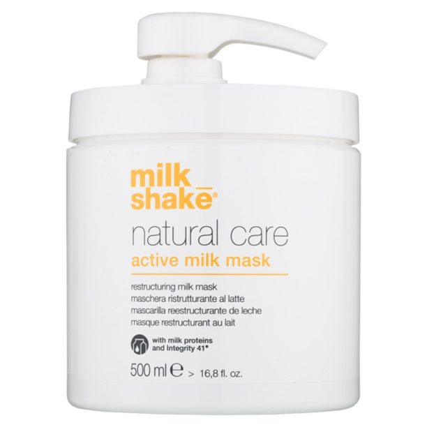 Milk Shake Natural Care Active Milk активна млечна маска за суха и увредена коса 500 мл.