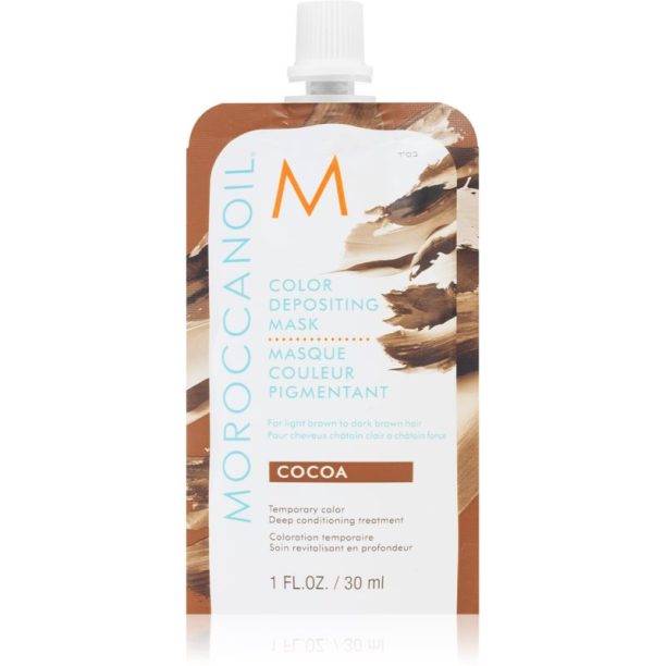 Moroccanoil Color Depositing нежна подхранваща маска без перманентни цветови пигменти Cocoa 30 мл. на ниска цена