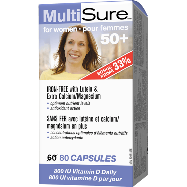 MultiSure® Women 50+/ Мултивитамини за жени 50+ с Лутеин