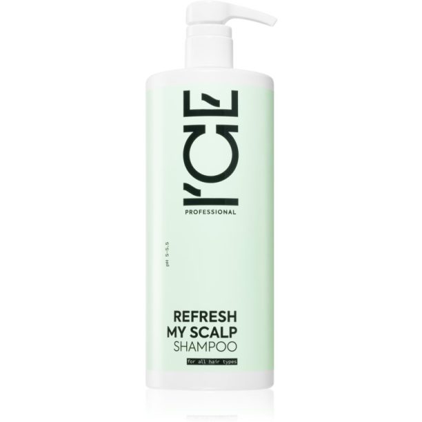 Natura Siberica ICE Professional Refresh My Scalp почистващ детоксикиращ шампоан 1000 мл.