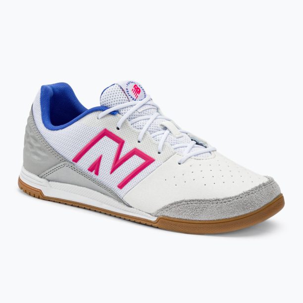 New Balance Audazo V6 Command IN детски футболни обувки бели