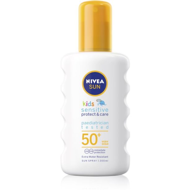 Nivea Sun Kids слънцезащитен спрей за деца SPF 50+ 200 мл.