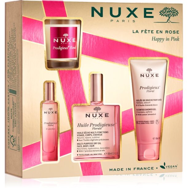 Nuxe Set 2023 Happy in Pink коледен подаръчен комплект