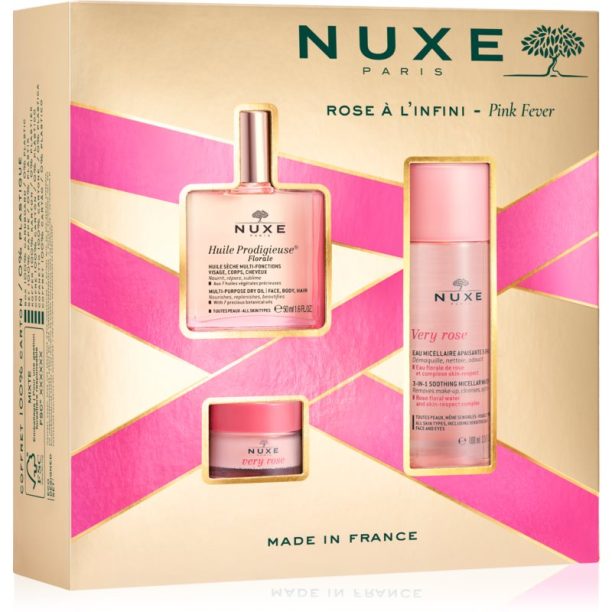 Nuxe Set 2023 Pink Fever коледен подаръчен комплект