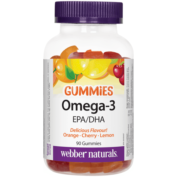 Omega-3 Gummies/ Омега-3 х 90 желирани таблетки с вкус на портокал