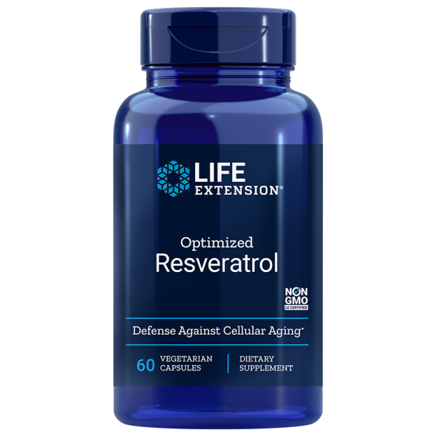 Optimized Resveratrol / Ресвератрол с Кверцетин х 60 капсули Life Extension на ниска цена