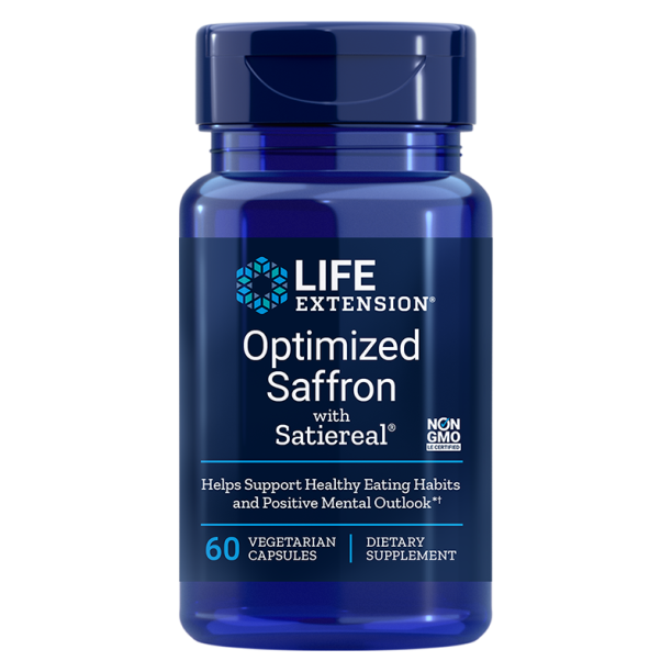 Optimized Saffron with Satiereal®/ Шафран х 60 капсули Life Extension на ниска цена