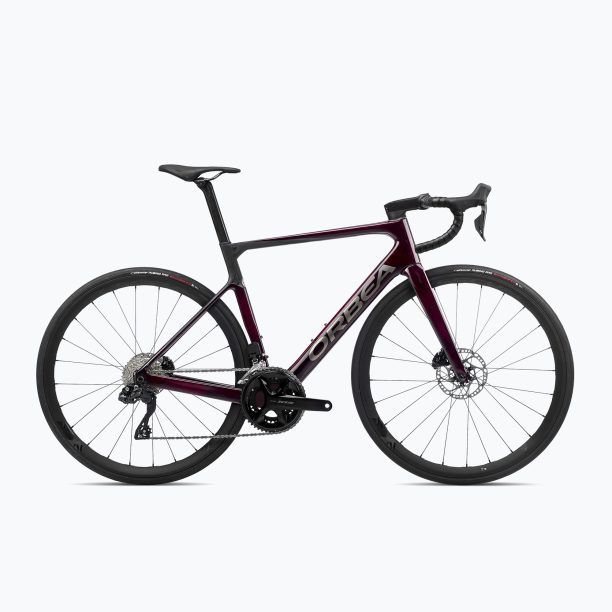 Orbea Orca M30i LTD PWR 2023 червено вино/карбон суров шосеен велосипед