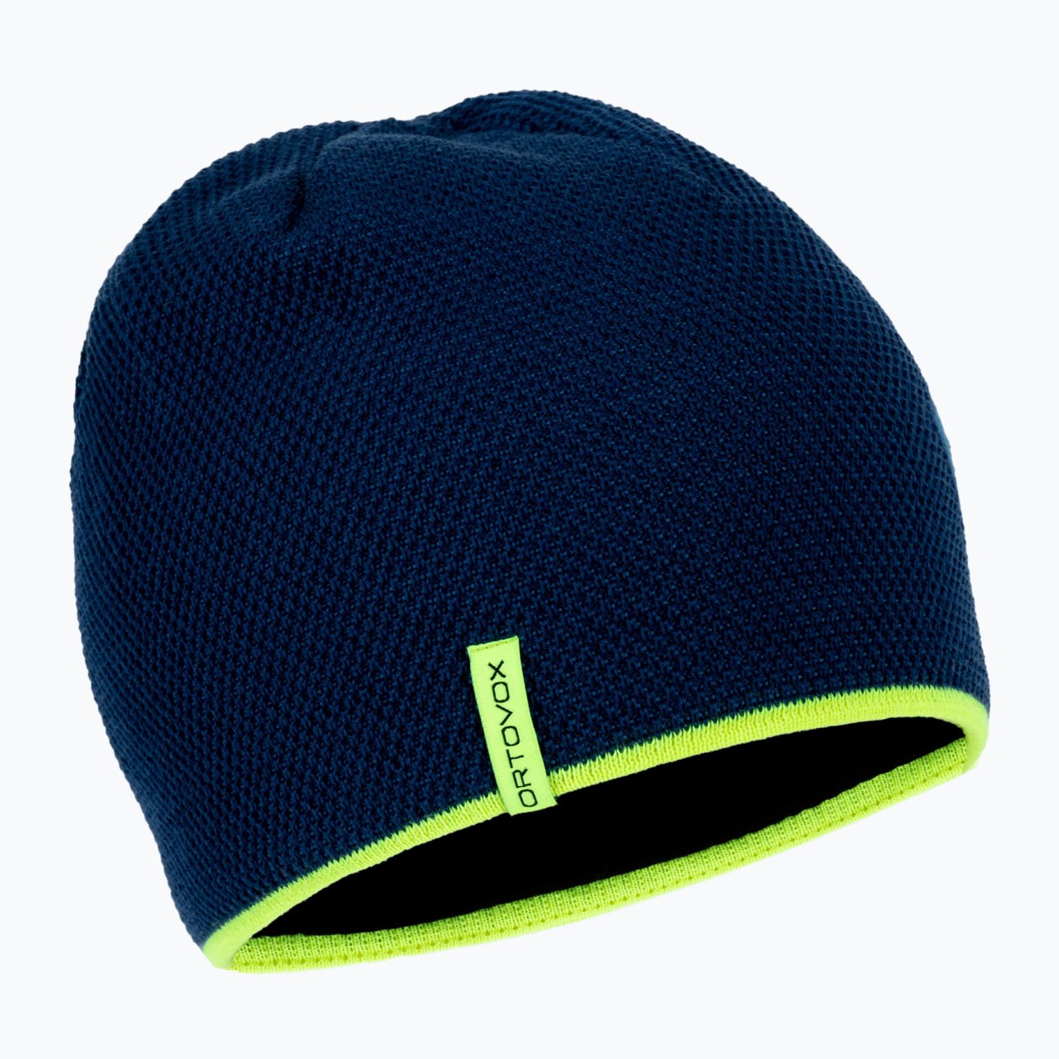 Ortovox Merino Logo Knit blue trekking cap 68033