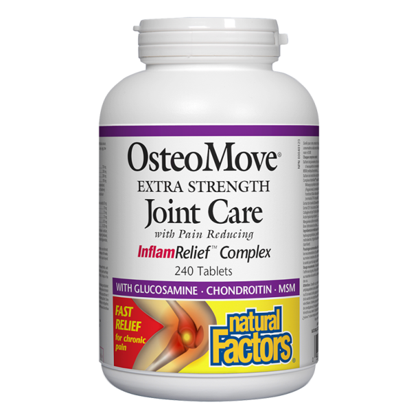 OsteoMove® Joint Care/ ОстеоМуув® Грижа за ставите x 240 таблетки Natural Factors на ниска цена