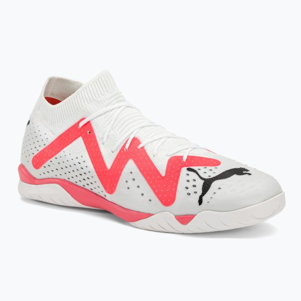 PUMA Future Match IT мъжки футболни обувки puma white/puma black/fire orchid