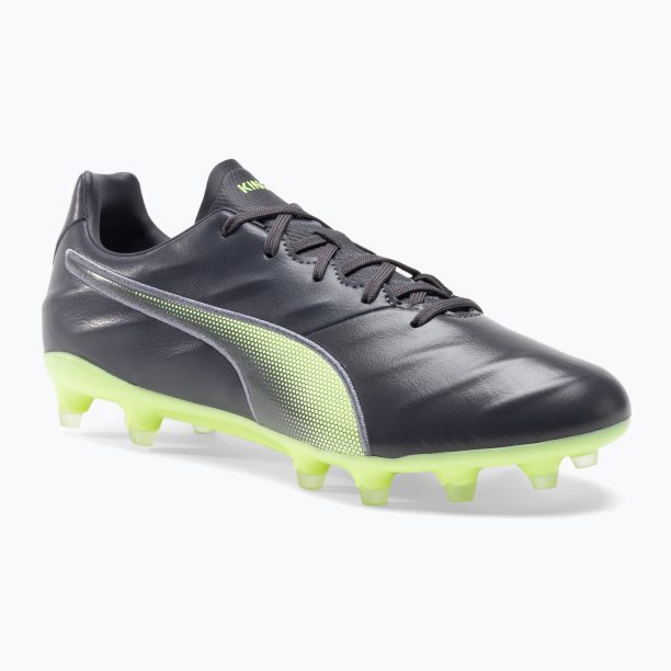 PUMA King Pro 21 FG мъжки футболни обувки черно-зелени 106549 05