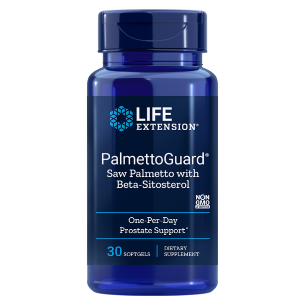 PalmettoGuard® Saw Palmetto with Beta-Sitosterol / Сао Палмето с Бета-Ситостероли х 30 софтгел капсули Life Extension на ниска цена