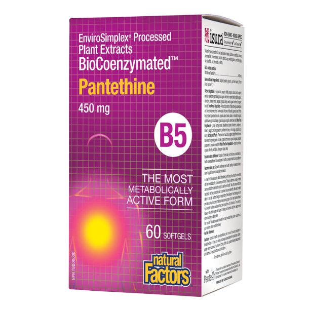 Pantethine BioCoenzymated™/ Пантетин/ Витамин В5 450 mg