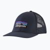 Patagonia P-6 Logo LoPro Trucker бейзболна шапка тъмносиня