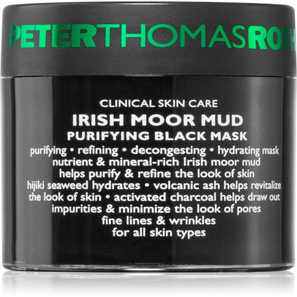 Peter Thomas Roth Irish Moor Mud Mask почистваща черна маска 50 мл.