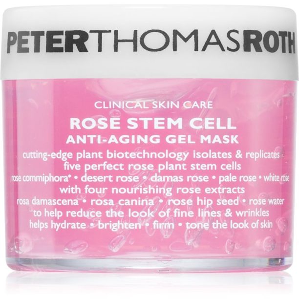 Peter Thomas Roth Rose Stem Cell Anti-Aging Gel Mask хидратираща маска с гел текстура 50 мл.