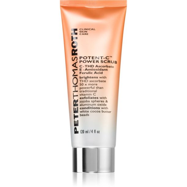 Peter Thomas Roth Water Drench Power Scrub дълбоко почистващ пилинг с витамин С 120 мл.