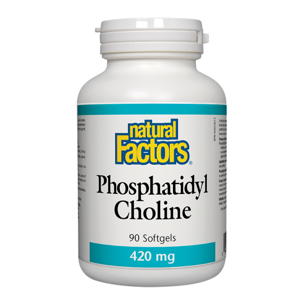 Phosphatidyl Choline/ Фосфатидил Холин 420 mg х 90 софтгел капсули Natural Factors на ниска цена