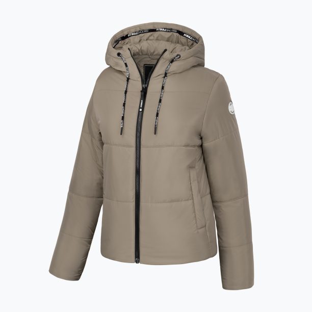 Pitbull West Coast дамско зимно яке Jenell Quilted Hooded dark sand