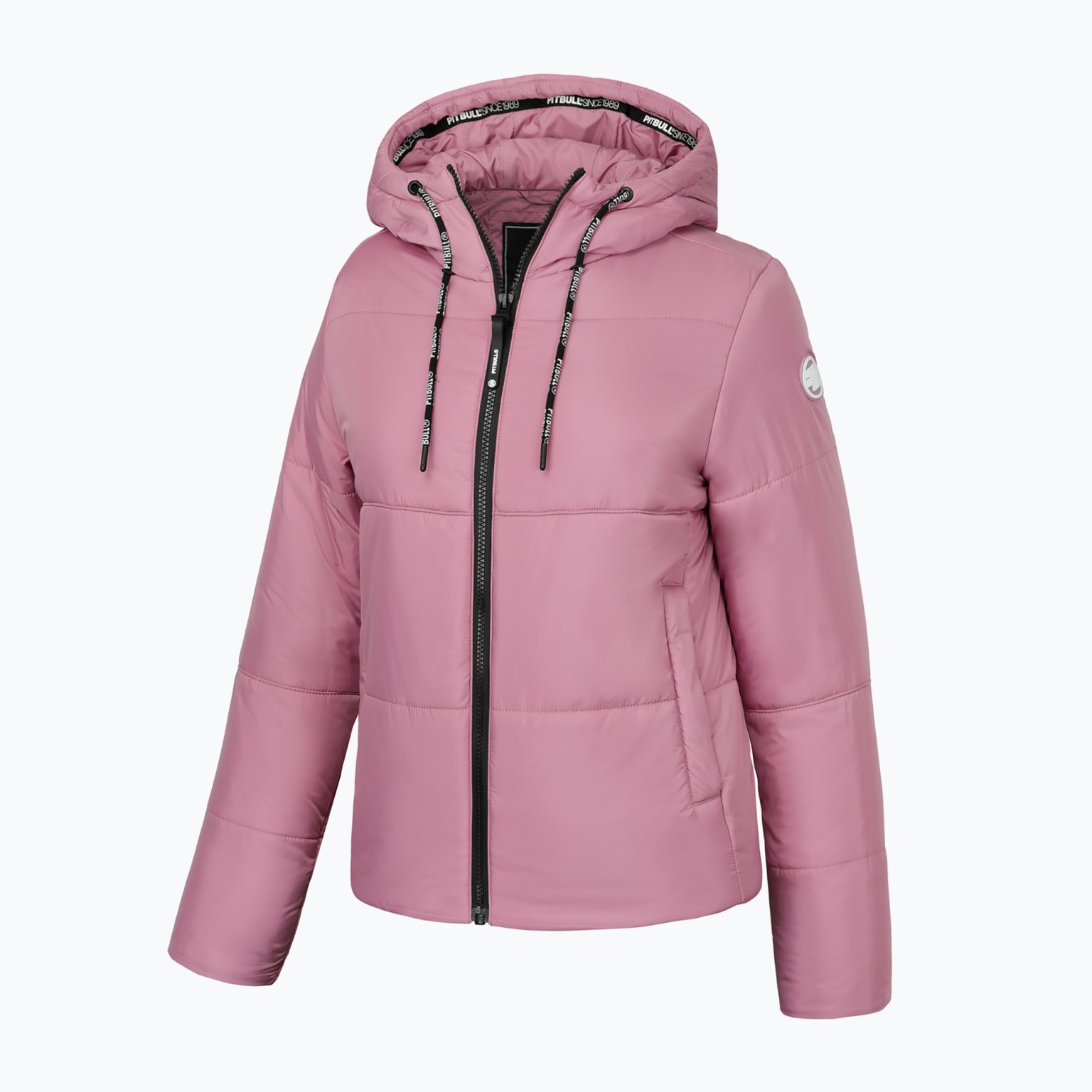 Pitbull West Coast дамско зимно яке Jenell Quilted Hooded pink